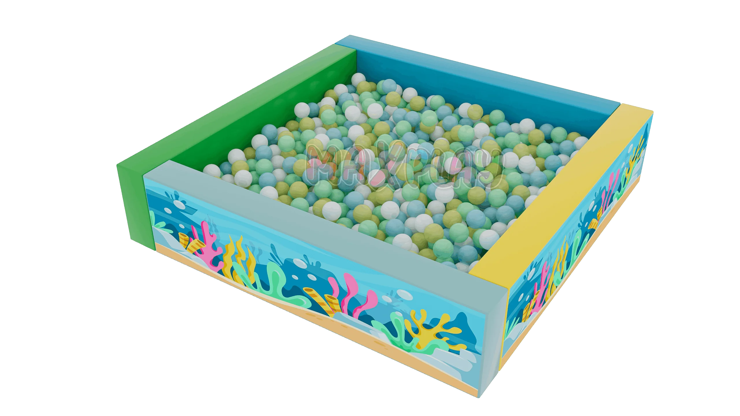 200cm x 200cm Kütük Top Havuzu