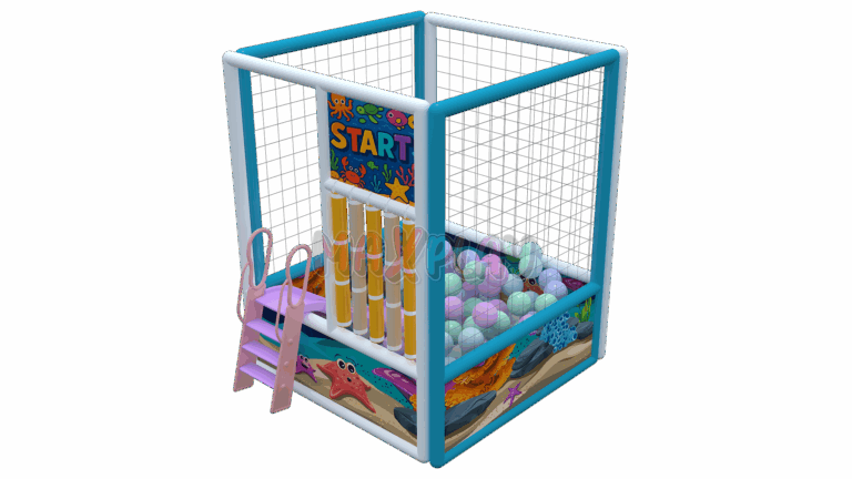 160cm x 160cm Ball Pool with Slide