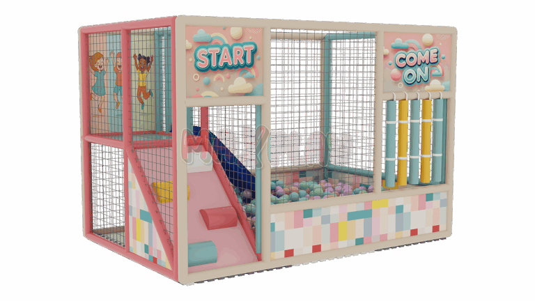 2m x 3m x 2h Ball Pool with Ramp