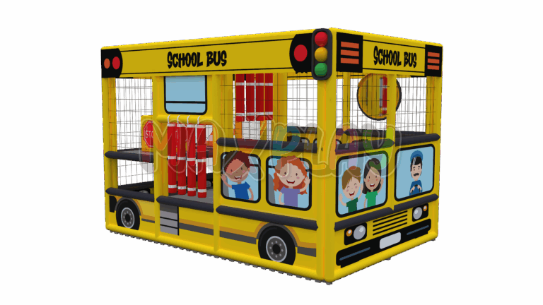 2m x 3m x 2h School Bus Ball Pool