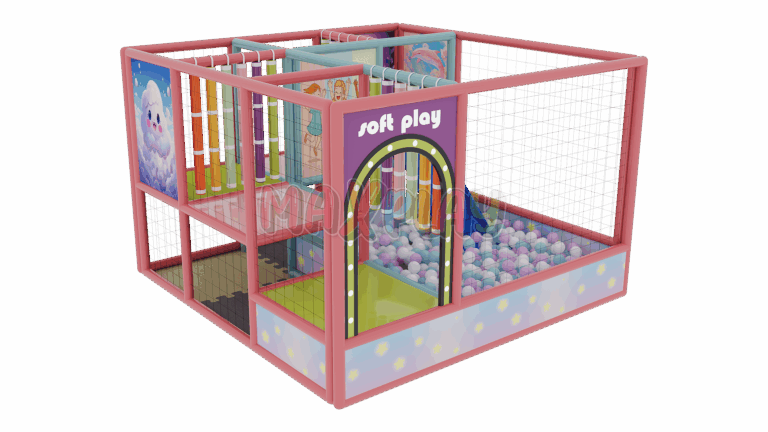 3m x 3m x 2.50h Ball Pool with Slide