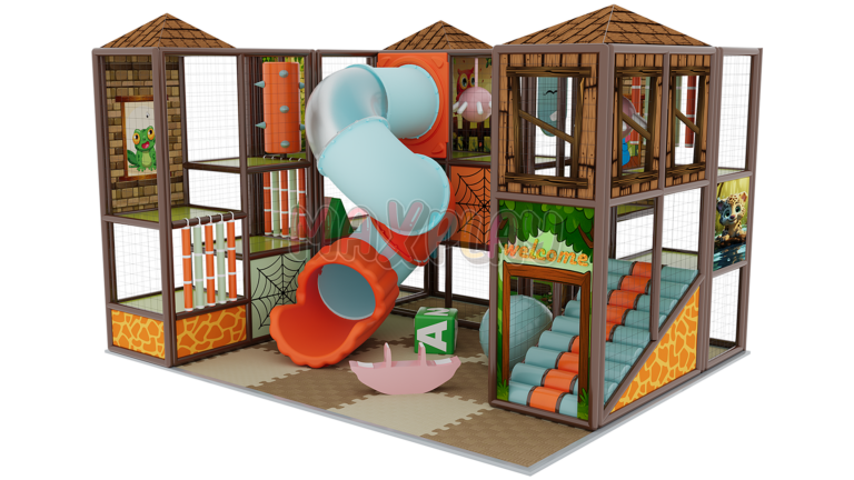 4m x 5m x 3h Soft Play Tube Slide