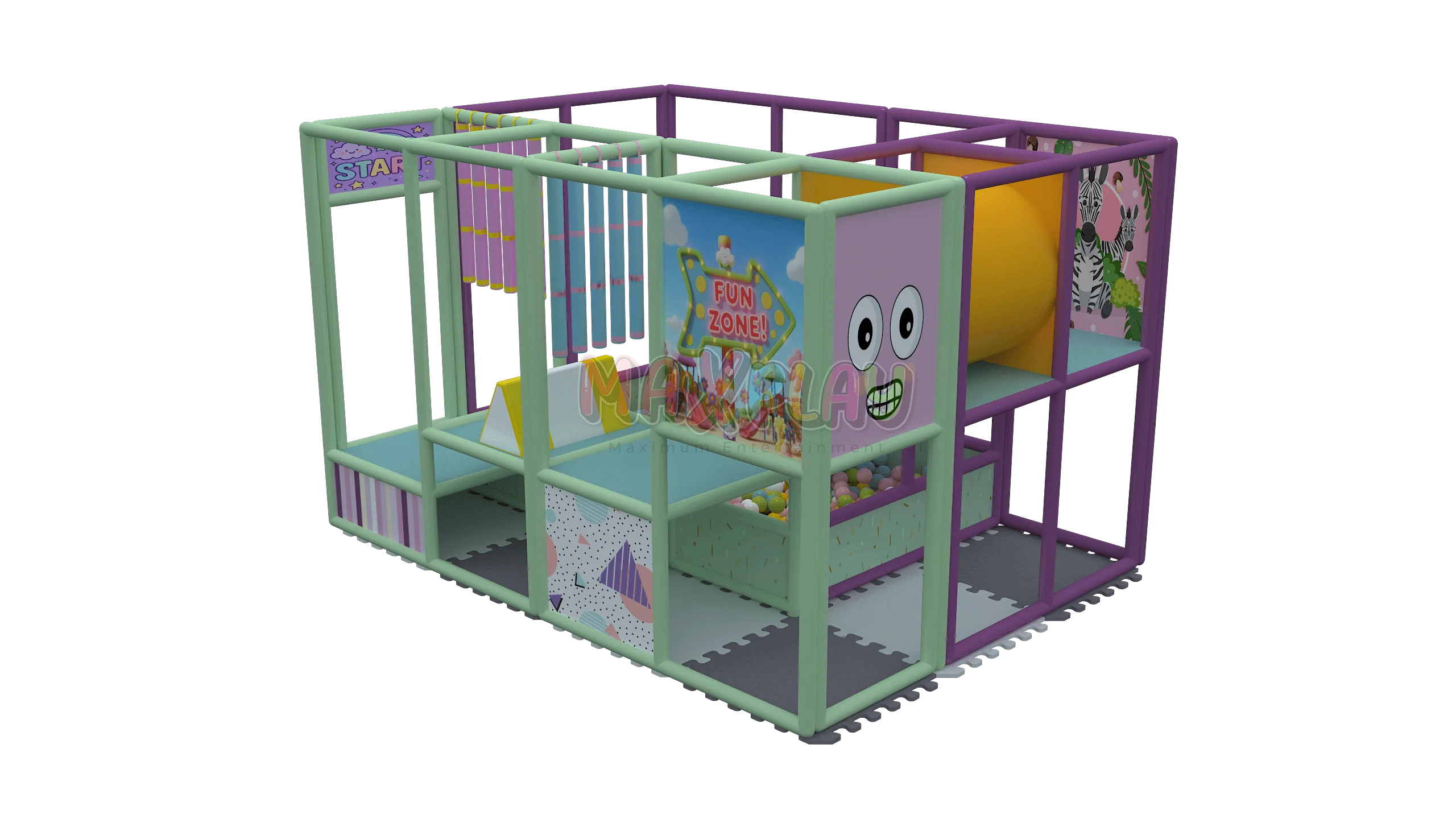 4m x 3m x 2.50h Ball Pool
