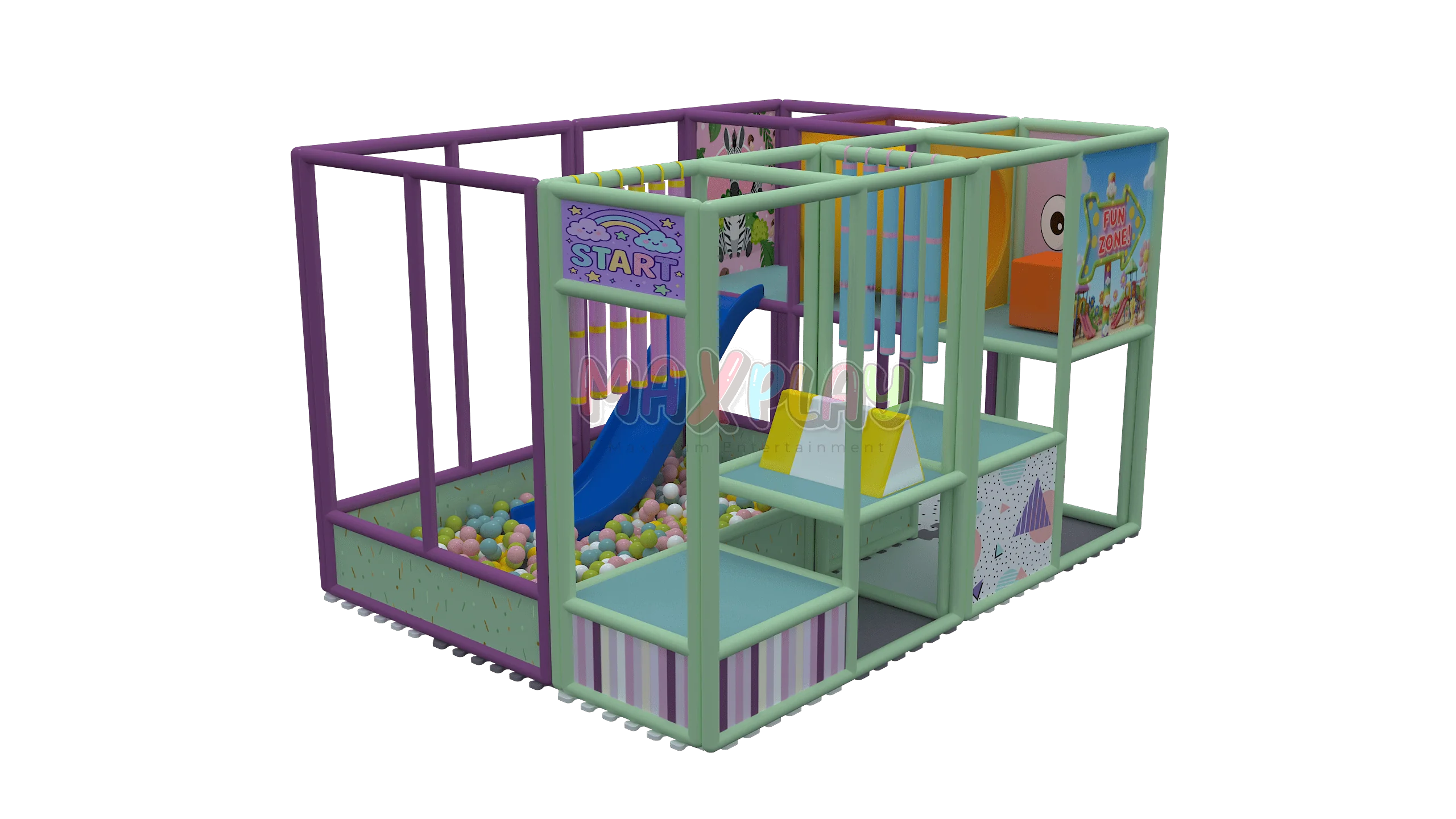4m x 3m x 2.50h Ball Pool