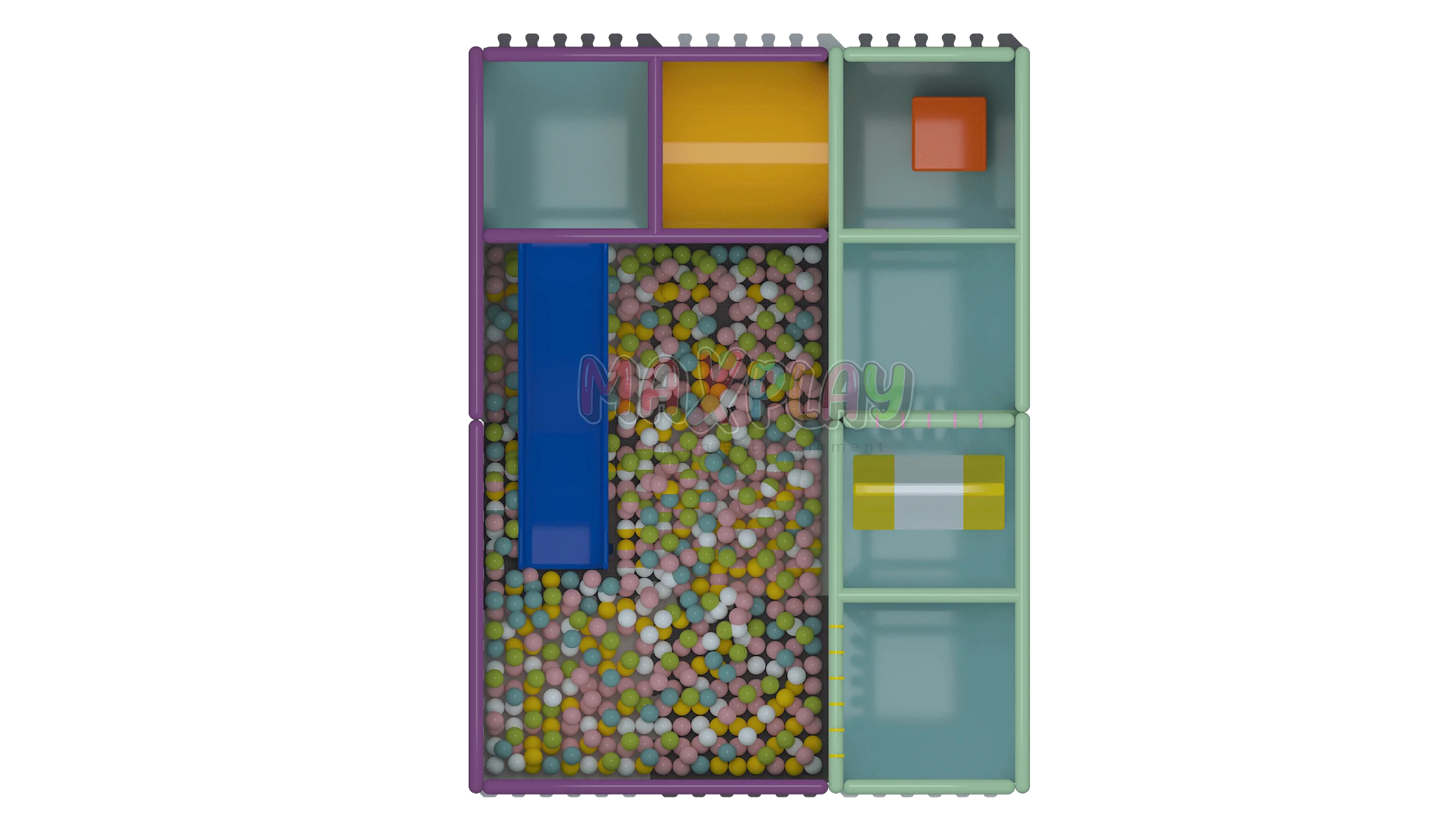 4m x 3m x 2.50h Ball Pool