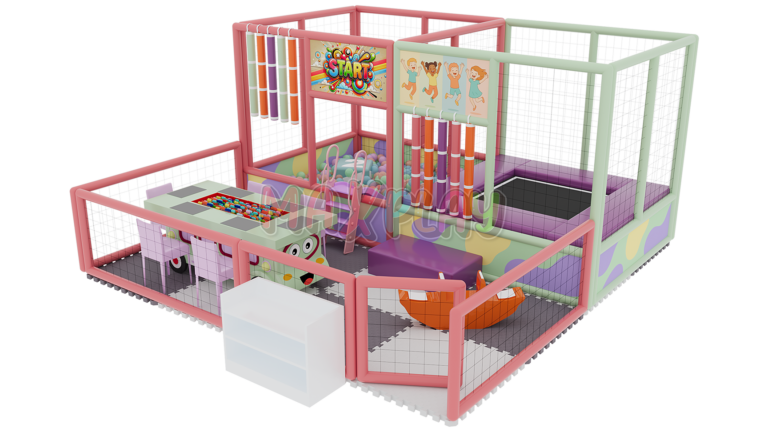 4m x 4m x 2m High Trampoline Ball Pool Playground