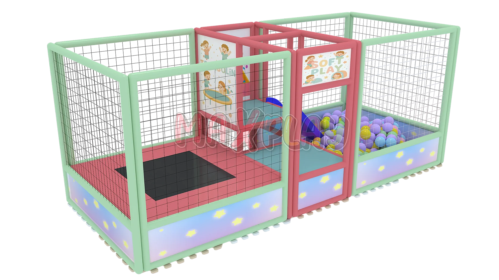 5m x 2m x 2h Trambolinli Top Havuzu