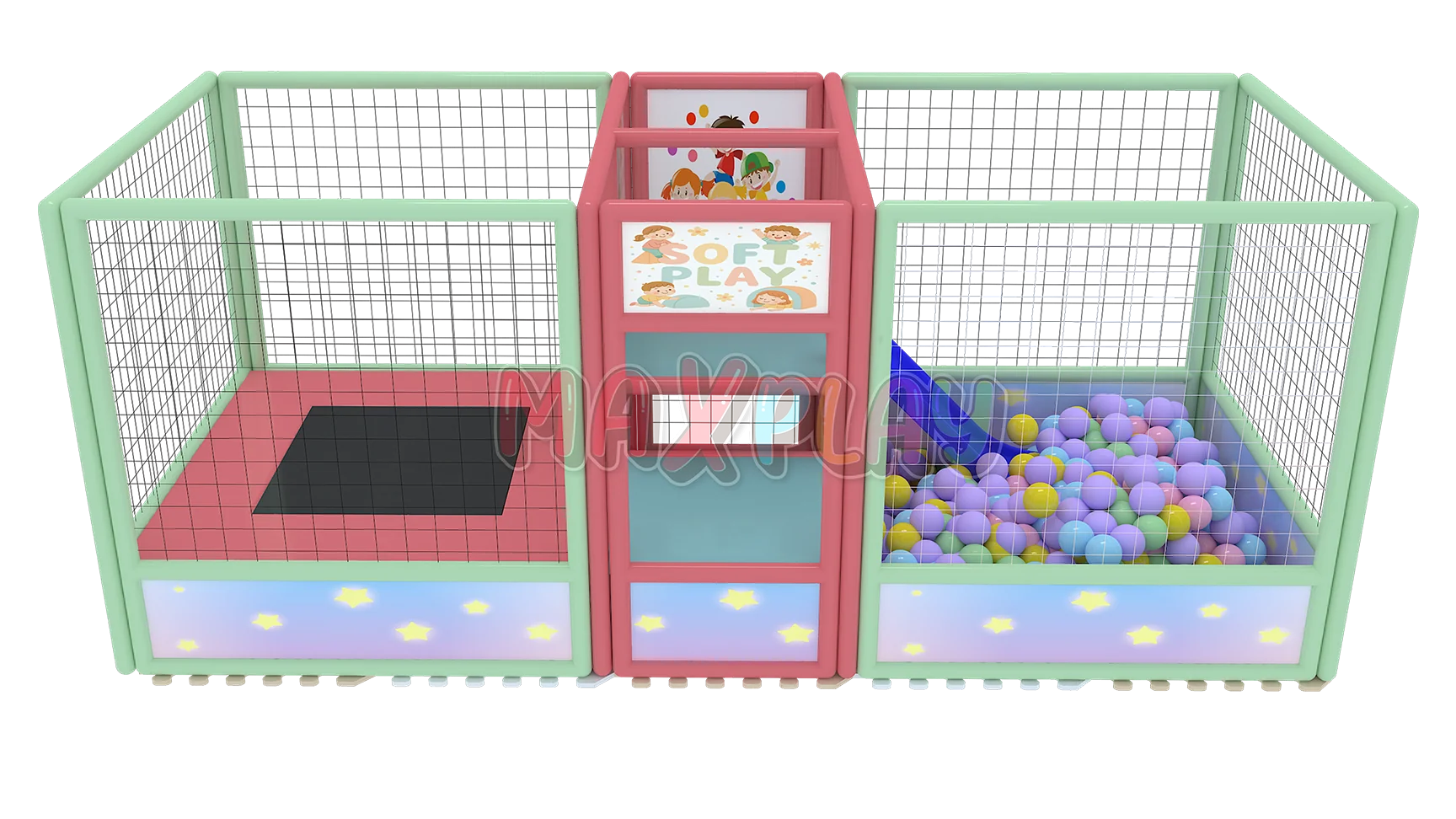 5m x 2m x 2h Trambolinli Top Havuzu