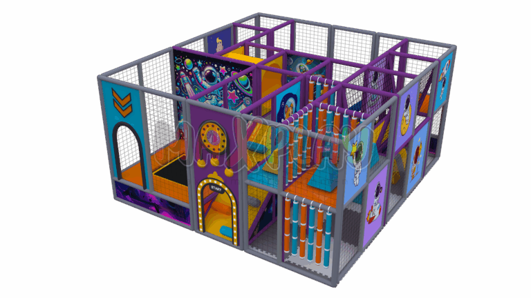 5m x 5m x 2.5h Ball Pool with Slide