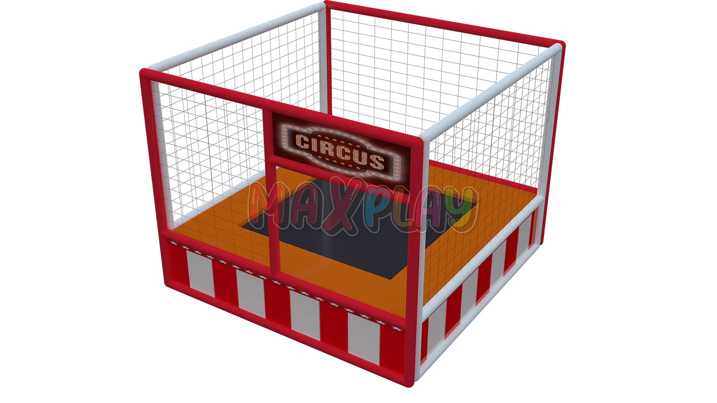 2.5m x 2.5m x 2h Tekli Trambolin