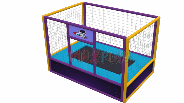 2m x 3m x 2h Single Trampoline
