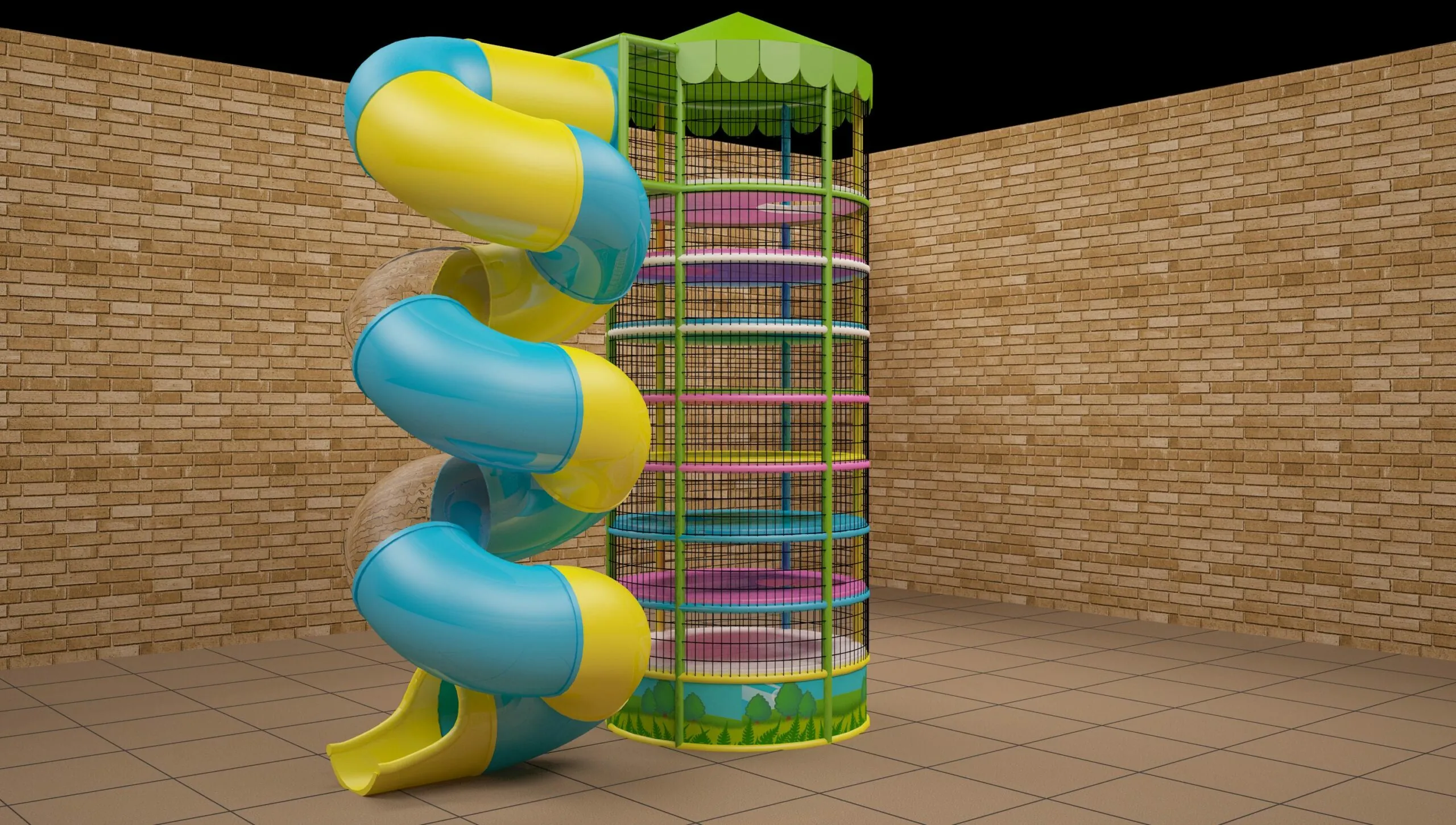 Tower Slide 7m x 3m x 5h