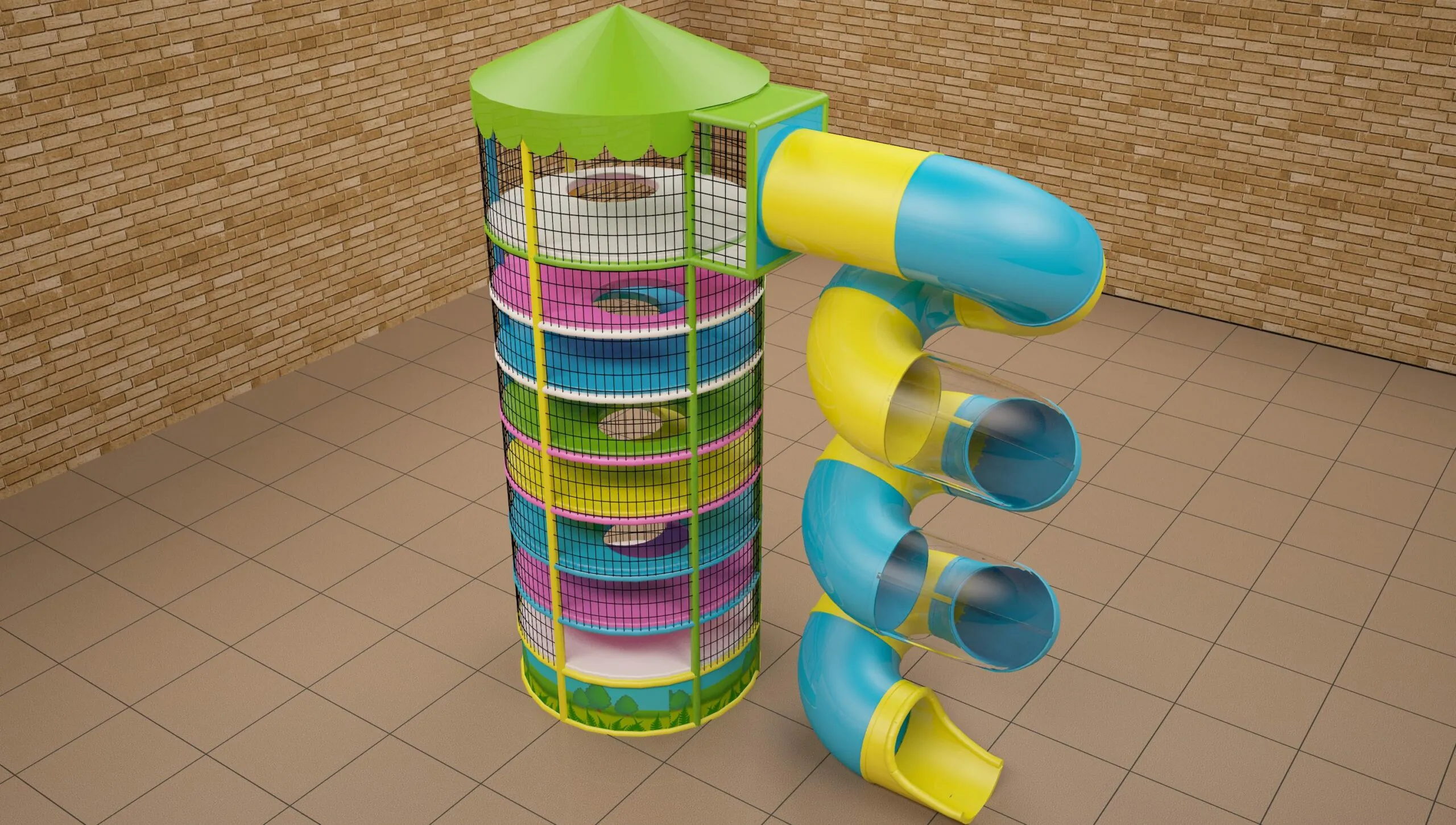 Tower Slide 7m x 3m x 5h
