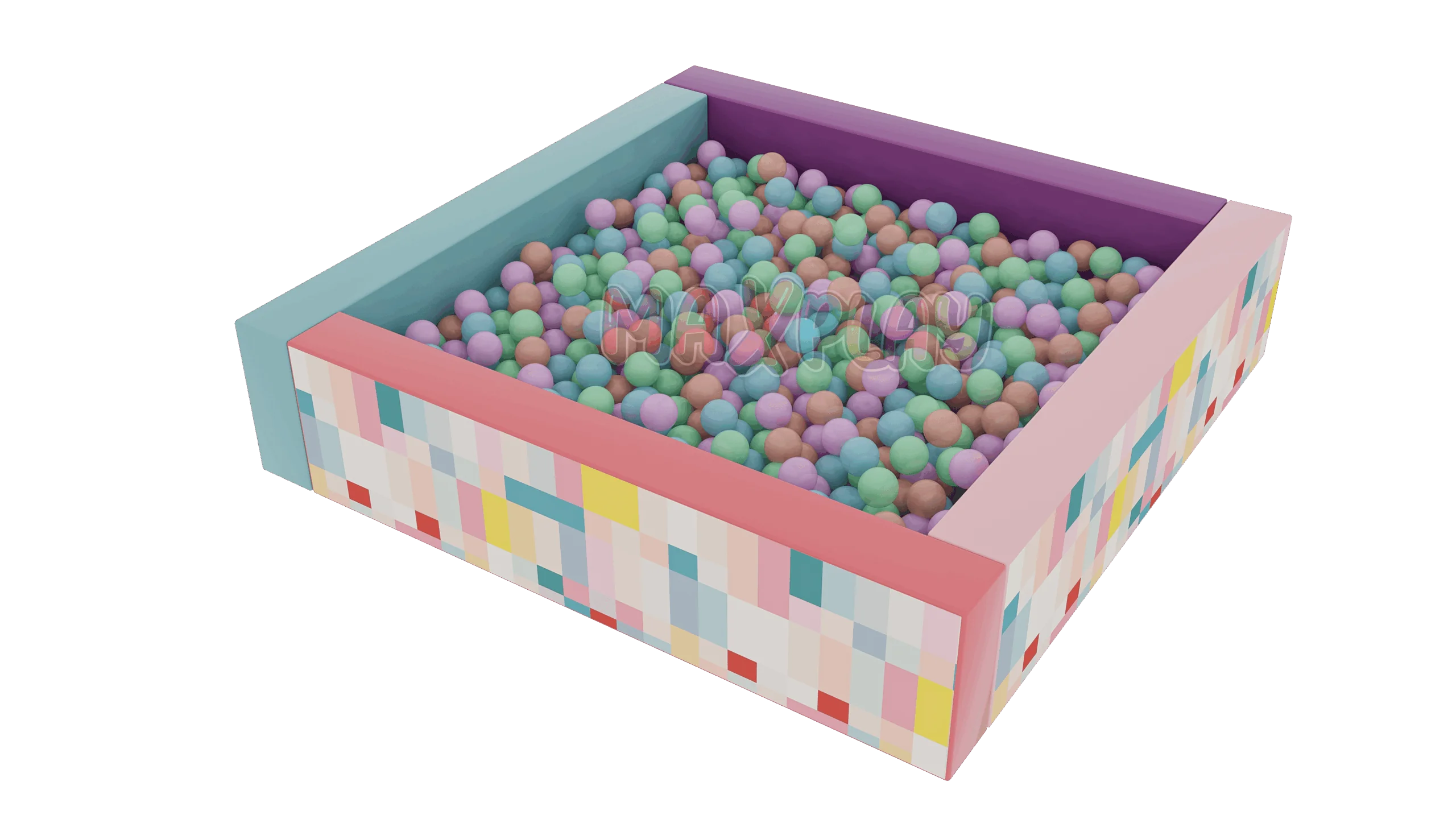 200cm x 200cm Kütük Top Havuzu