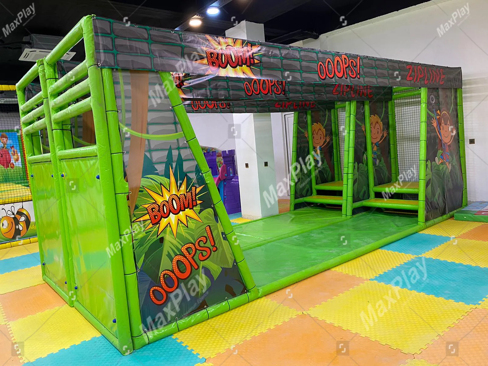 140cm x 640cm x 2.5h Zipline