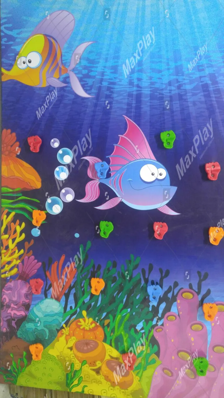 Sea Themed Climbing Wall (210cmx280h)