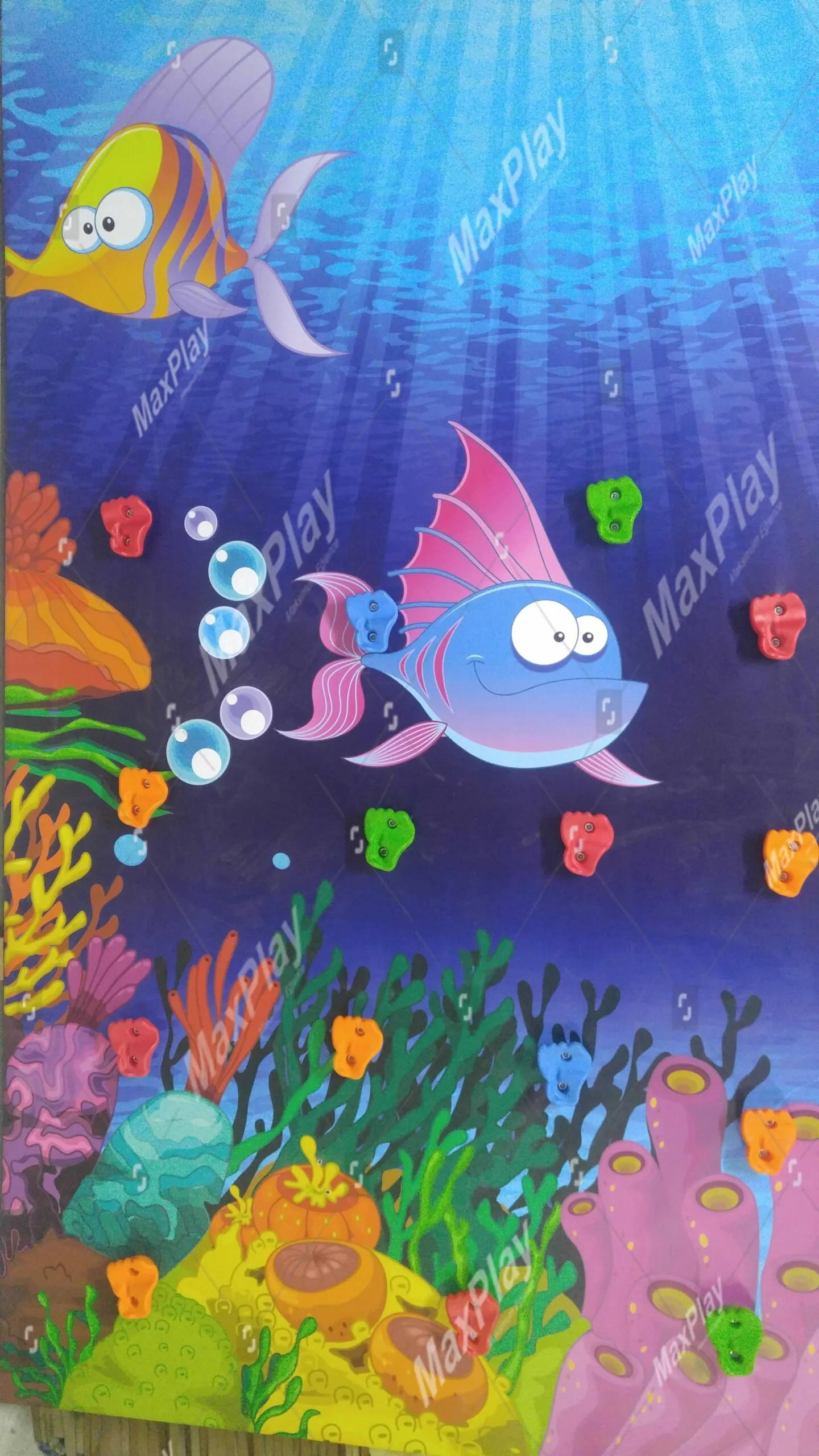 Deniz Temalı Tırmanma Duvarı (210cmx280h)