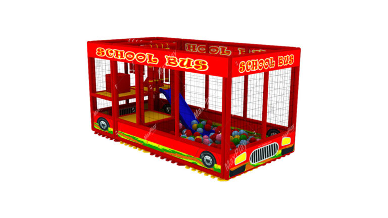 2m x 4m x 2h School Bus Ball Pool