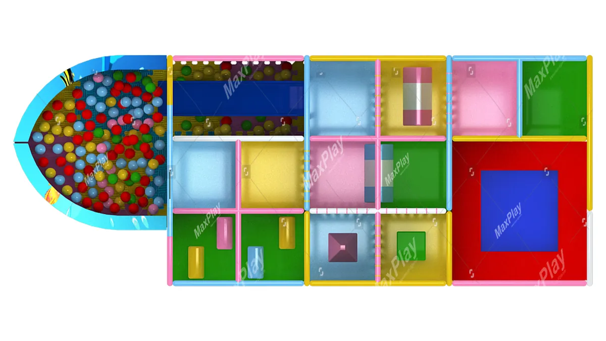 3m x 8m x 2.2h – Ship Ball Pool