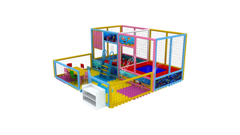 4m x 4m x 2h Trampoline Ball Pool