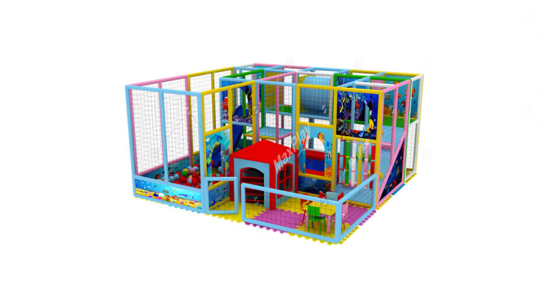 5m x 5m x 2.5h Ball Pool with Slide