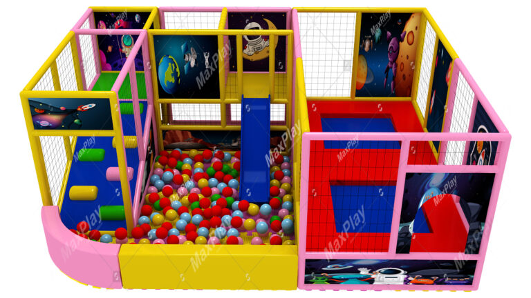 5m x 4m x 2h Soft Play Slide