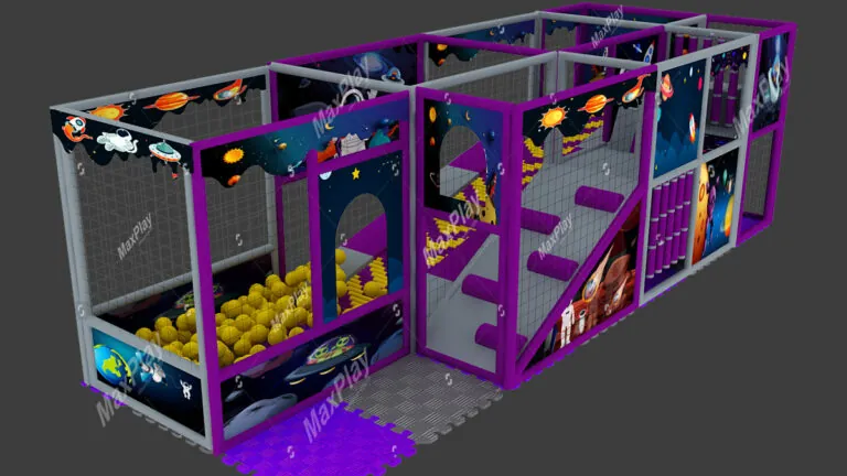 Conveyor Slide Ball Pool 245cm x 710cm x 250h