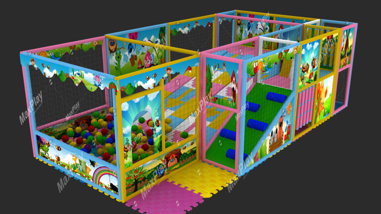 Conveyor Slide Ball Pool 340cm x 720cm x 250h