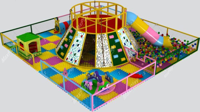 Climbing Tower with Slide 10m x 10m x 3h