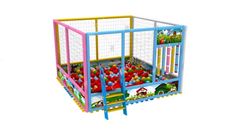 3m x 3m x 2h Ball Pool with Slide