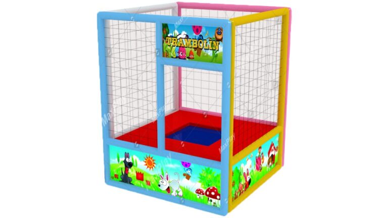 1.6m x 1.6m x 2h Single Trampoline