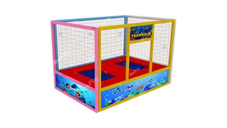 2m x 3m x 2h Double Trampoline