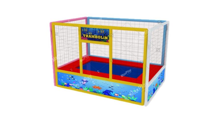 2m x 3m x 2h Single Trampoline