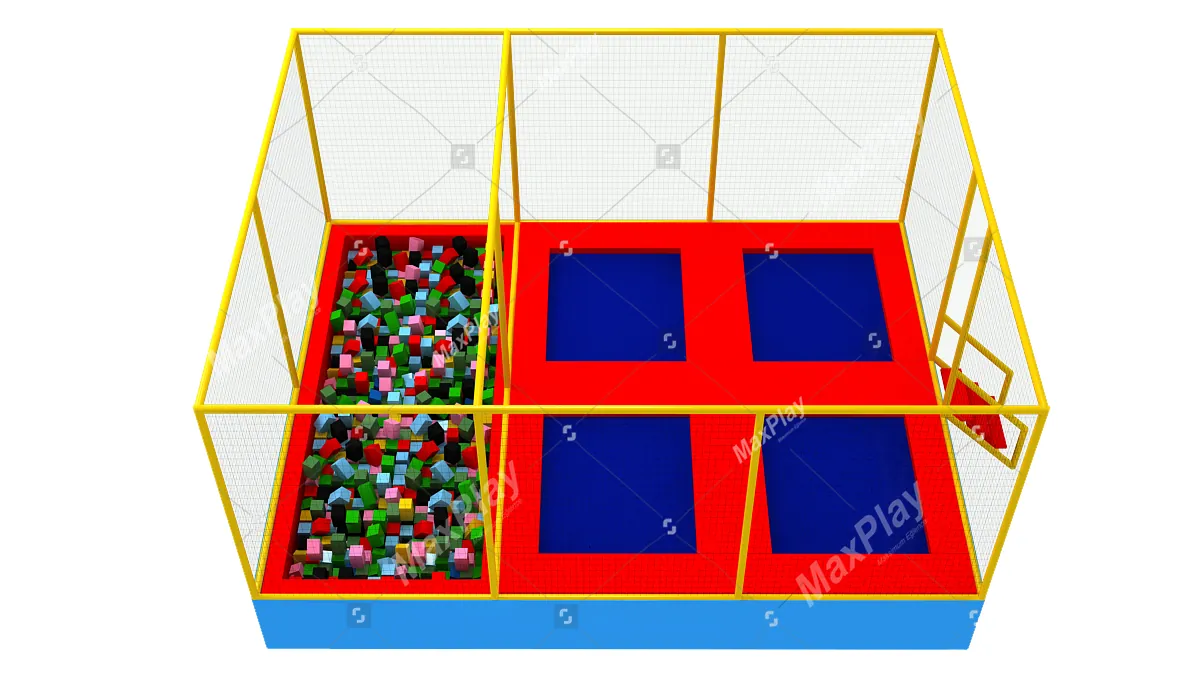 800cm x 600cm x 400h Olympic Trampoline Park