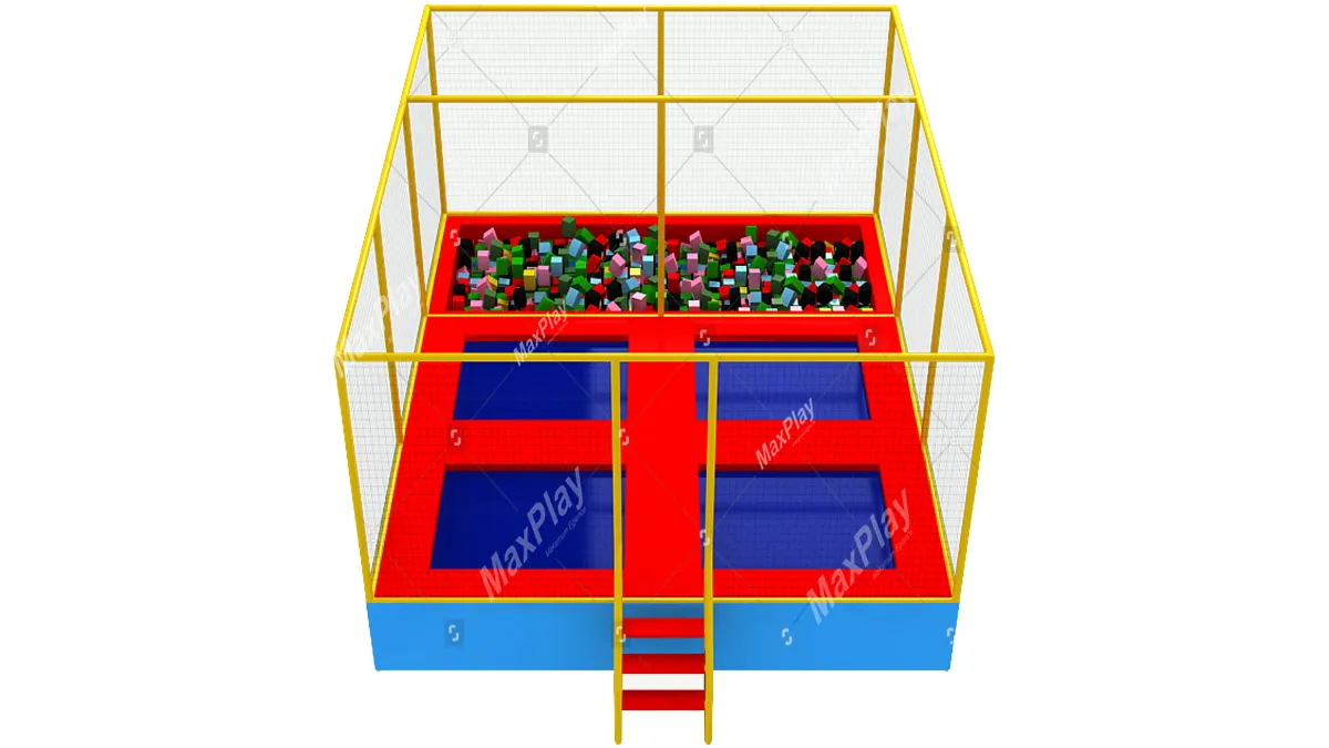 800cm x 600cm x 400h Olympic Trampoline Park