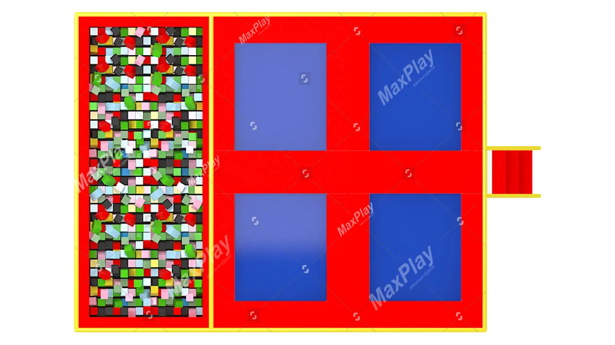 800cm x 600cm x 400h Olympic Trampoline Park