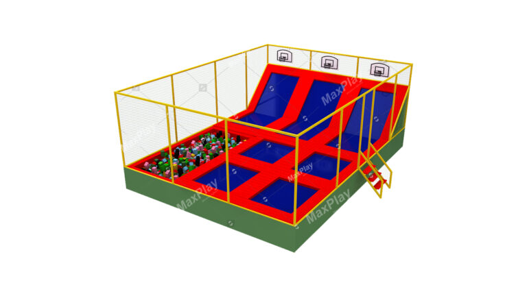 1000cm x 800cm x 400h Olympic Trampoline Park