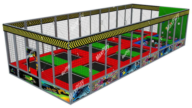 11 m x 5 m x 3 h Trampoline Park