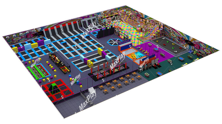 50 m x 50 m x 5 h Trampoline Park