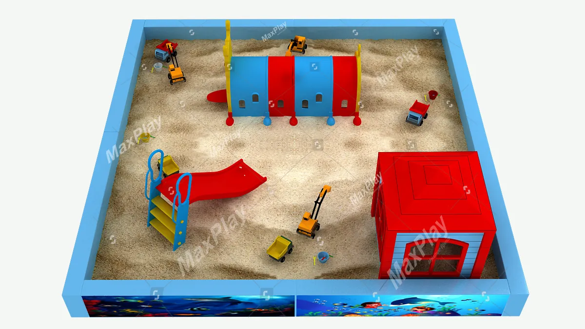 5m x 5m Digital Printed Sandbox
