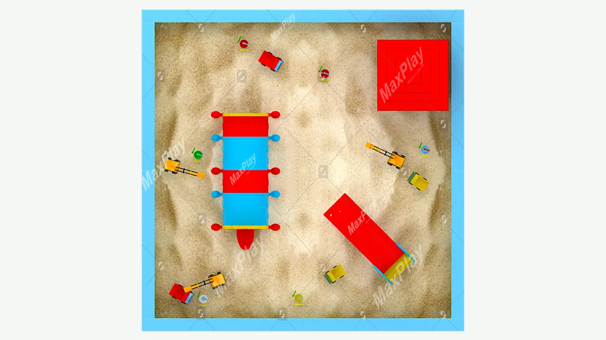 5m x 5m Digital Printed Sandbox