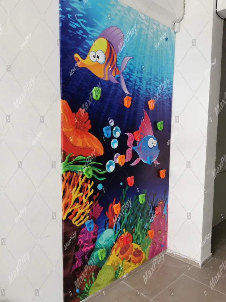 Sea Themed Climbing Wall (420cmx280h)