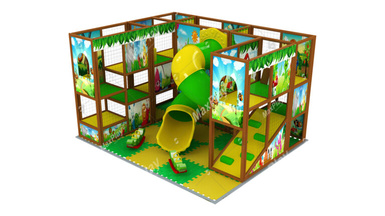 4m x 5m x 3h Soft Play Tube Slide
