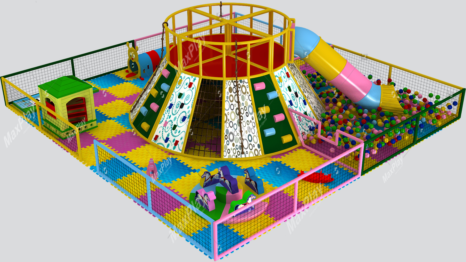 Kule Kaydırak Modelleri - Kule Kaydırak Üreticisi - MaxPlay Oyun Ekipmanları - Çocuk alanları için kule kaydırak çözümleri
