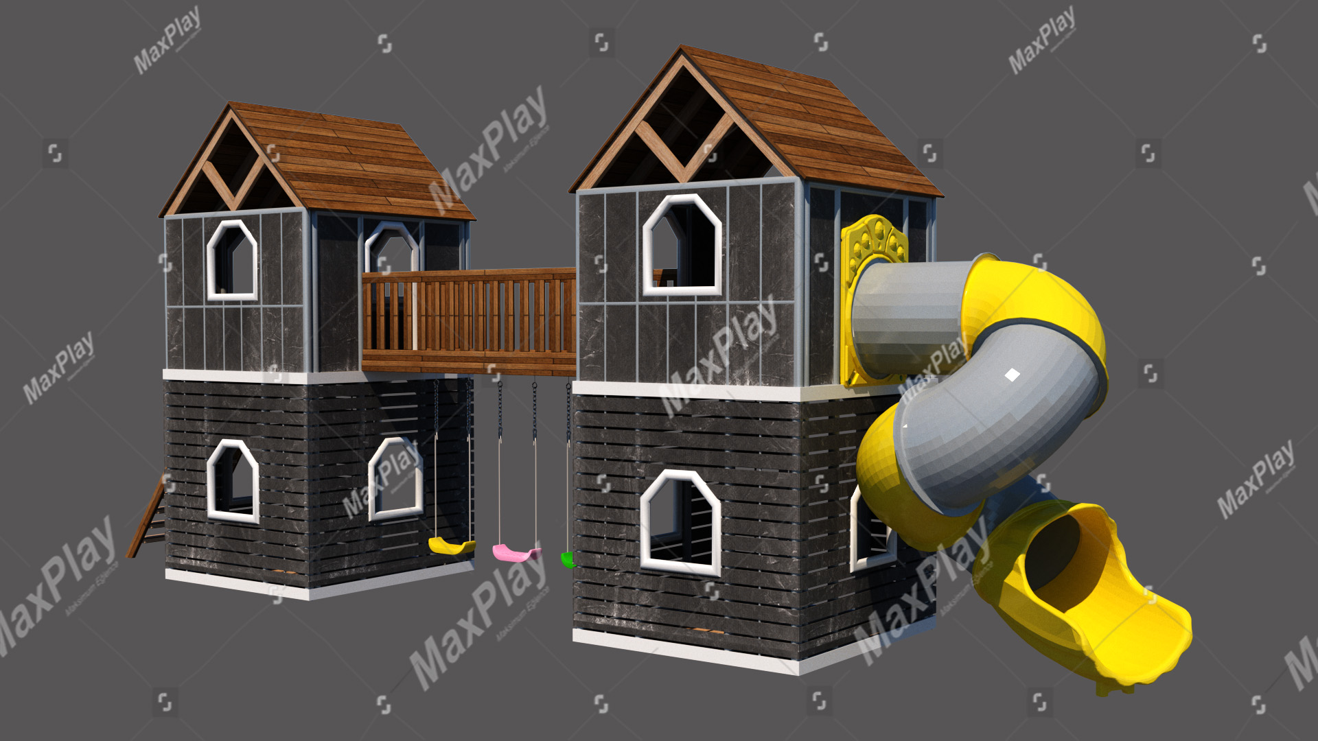 Kule Kaydırak Modelleri - Kule Kaydırak Üreticisi - MaxPlay Oyun Ekipmanları - Çocuk alanları için kule kaydırak çözümleri