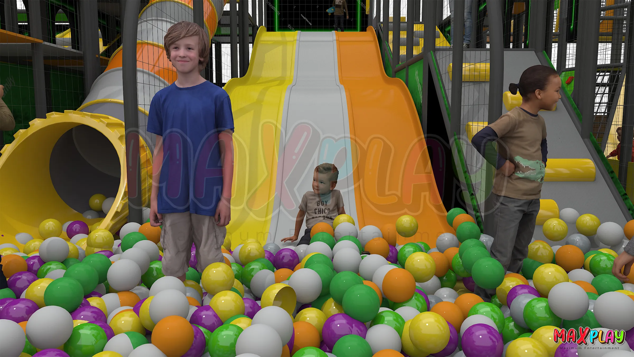 39m x 15m x 4h Indoor Playground