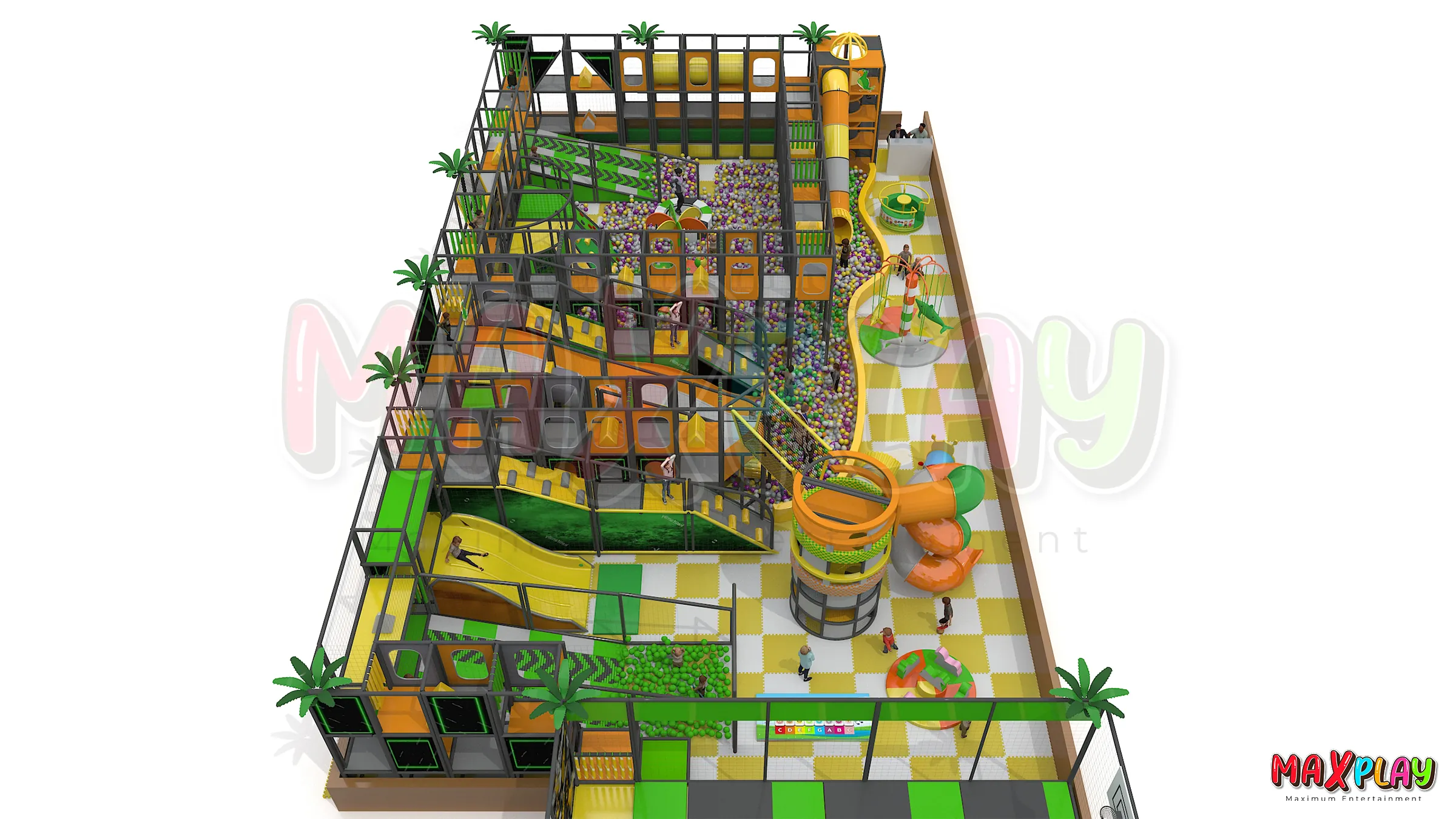 39m x 15m x 4h Indoor Playground