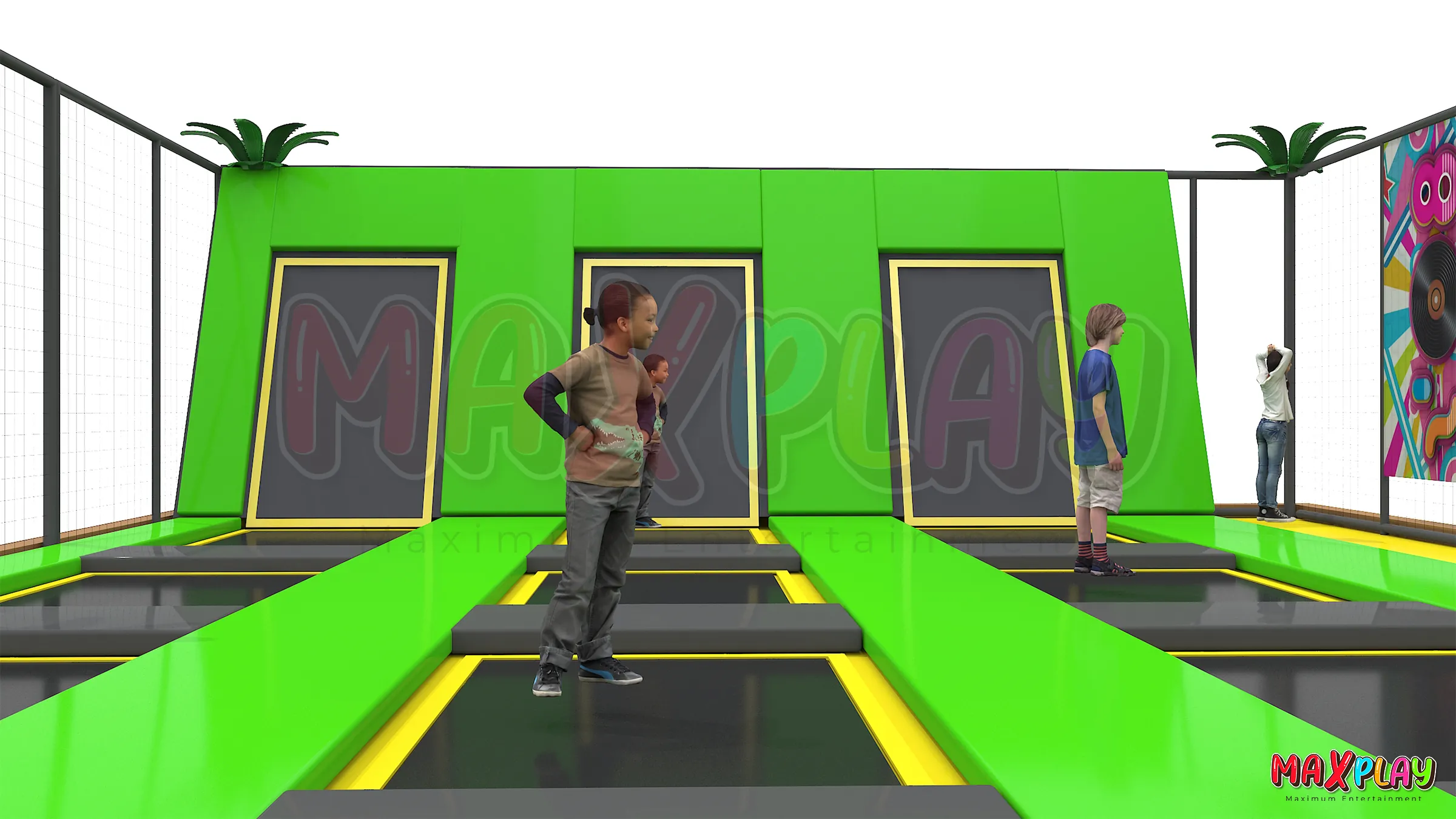 39m x 15m x 4h Indoor Playground