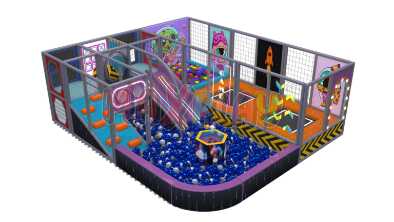 5m x 4m x 2h Soft Play Slide