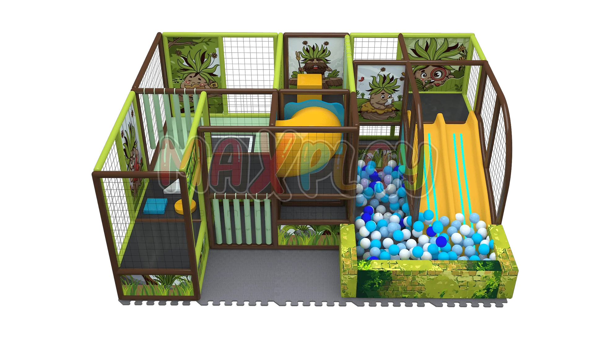 4m x 5m x 2h Soft Play Tube Tunnel